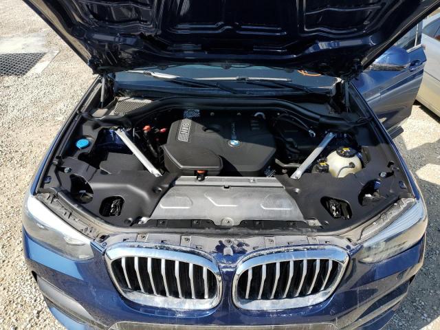 5UXTR9C50KLE13134 - 2019 BMW X3 XDRIVE3 BLUE photo 12