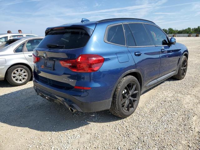 5UXTR9C50KLE13134 - 2019 BMW X3 XDRIVE3 BLUE photo 3