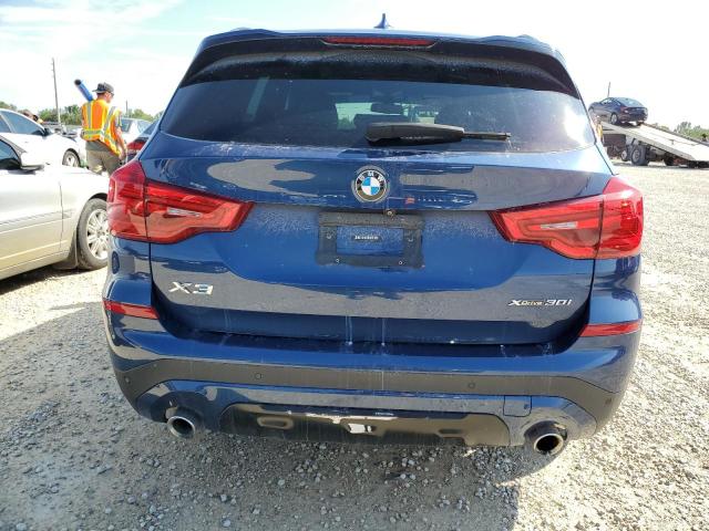 5UXTR9C50KLE13134 - 2019 BMW X3 XDRIVE3 BLUE photo 6