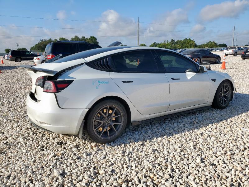 5YJ3E1EA4MF908612 - 2021 TESLA MODEL 3 白色 照片 3