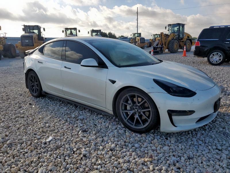 5YJ3E1EA4MF908612 - 2021 TESLA MODEL 3 白色 照片 4