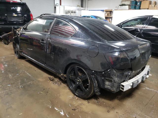 JTKDE167380264184 - 2008 TOYOTA SCION TC BLACK photo 2