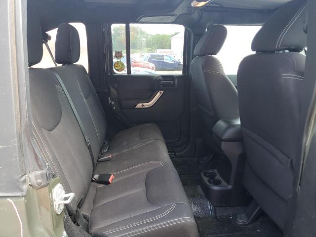 1C4BJWEG3FL620458 - 2015 JEEP WRANGLER U SAHARA GREEN photo 10
