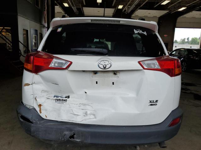 2T3RFREV8EW157535 - 2014 TOYOTA RAV4 XLE WHITE photo 6