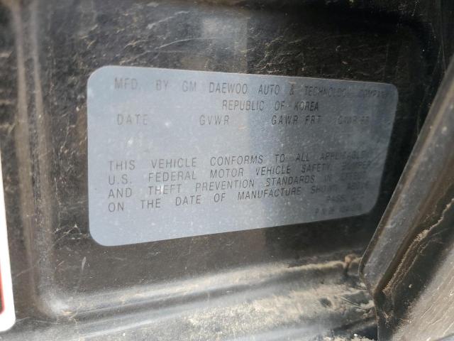 KL1TD62605B490741 - 2005 CHEVROLET AVEO BASE Qara foto 12