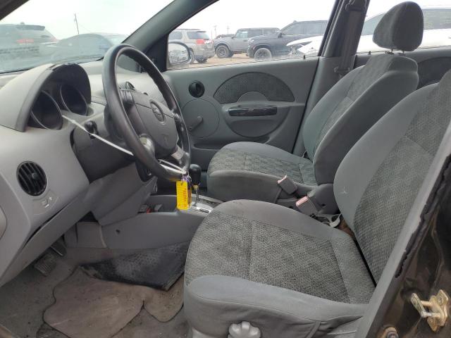 KL1TD62605B490741 - 2005 CHEVROLET AVEO BASE Qara foto 7