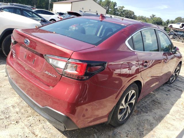 4S3BWAC61L3018670 - 2020 SUBARU LEGACY PREMIUM RED photo 3