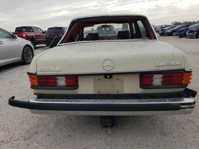 WDBAB23A7BB224063 - 1981 MERCEDES-BENZ 240 D TAN photo 6