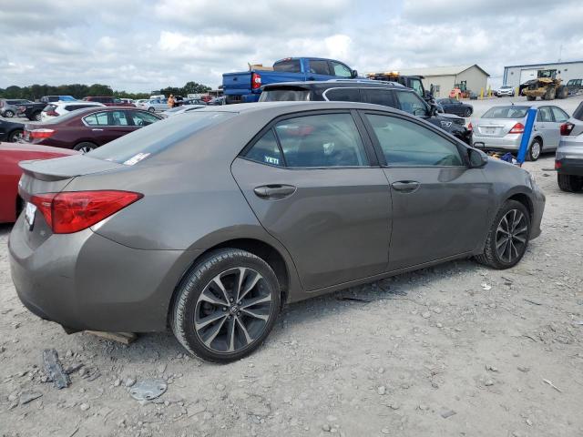 2T1BURHE1KC158972 - 2019 TOYOTA COROLLA L GRAY photo 3
