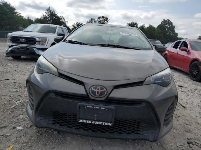2T1BURHE1KC158972 - 2019 TOYOTA COROLLA L GRAY photo 5