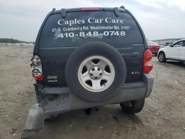 1J4GL48K34W272414 - 2004 JEEP LIBERTY SPORT BLACK photo 6