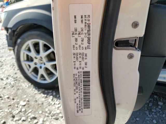 3C4PDCABXET153595 - 2014 DODGE JOURNEY SE WHITE photo 14