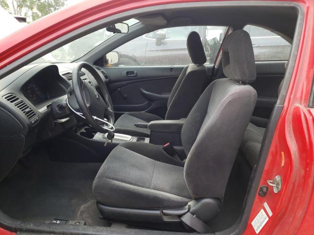 1HGEM22124L068401 - 2004 HONDA CIVIC DX VP Rot Foto 7
