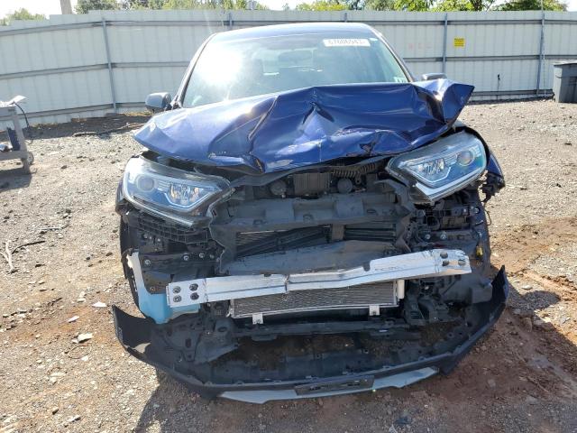 2HKRW6H35JH224571 - 2018 HONDA CR-V LX BLUE photo 5