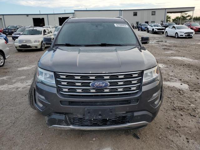 1FM5K8D82HGD54177 - 2017 FORD EXPLORER XLT GRAY photo 5