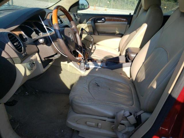 5GAKVBED3BJ339898 - 2011 BUICK ENCLAVE CXL MAROON photo 7