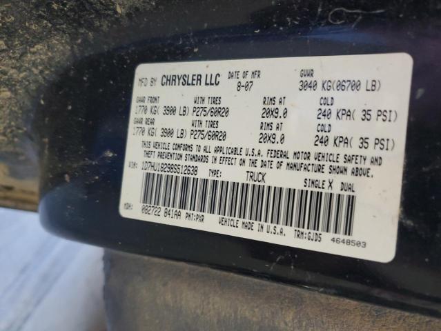 1D7HU18298S512638 - 2008 DODGE RAM 1500 ST BLACK photo 12