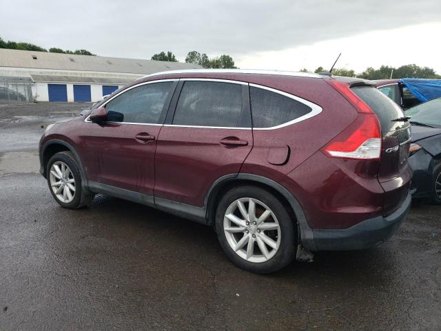 5J6RM4H79CL069772 - 2012 HONDA CR-V EXL BURGUNDY photo 2