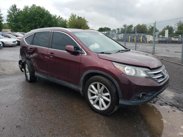 5J6RM4H79CL069772 - 2012 HONDA CR-V EXL BURGUNDY photo 4