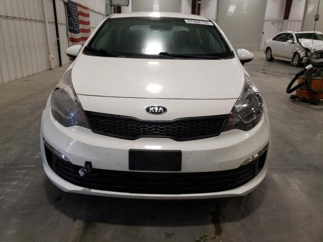 KNADM4A31H6008071 - 2017 KIA RIO LX WHITE photo 5