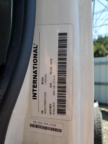 3HSDZTZR6KN115763 - 2019 INTERNATIONAL LT625 WHITE photo 10