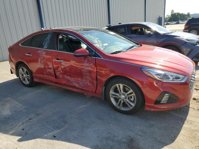 5NPE34AF7KH814305 - 2019 HYUNDAI SONATA LIMITED RED photo 4