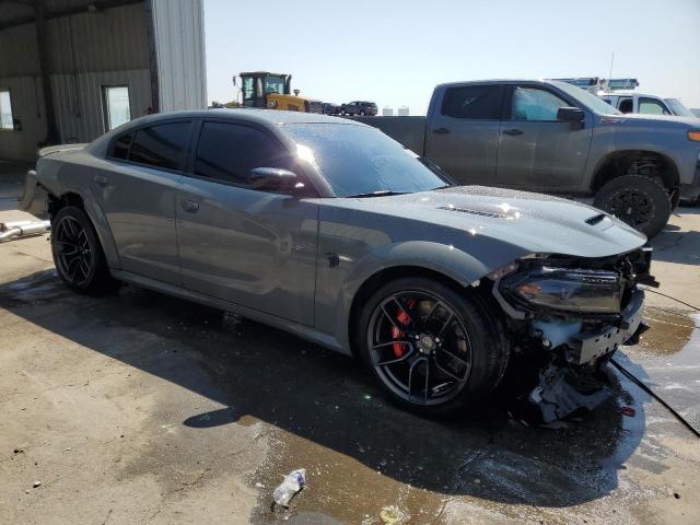 2C3CDXL90PH697197 - 2023 DODGE CHARGER SRT HELLCAT GRAY photo 4