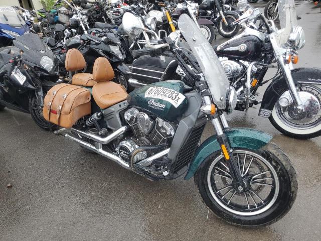 56KMSB006J3128714 - 2018 INDIAN MOTORCYCLE CO. SCOUT GREEN photo 1