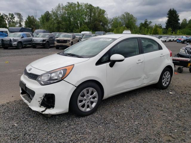 KNADM5A3XG6646274 - 2016 KIA RIO LX WHITE photo 1