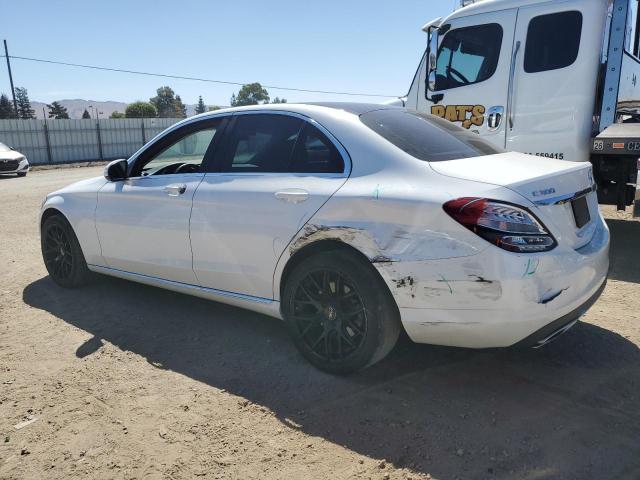 55SWF4KBXFU022398 - 2015 MERCEDES-BENZ C 300 4MATIC WHITE photo 2