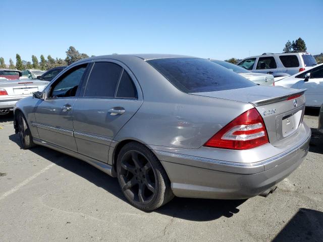 WDBRF52H27A945394 - 2007 MERCEDES-BENZ C 230 SILVER photo 2