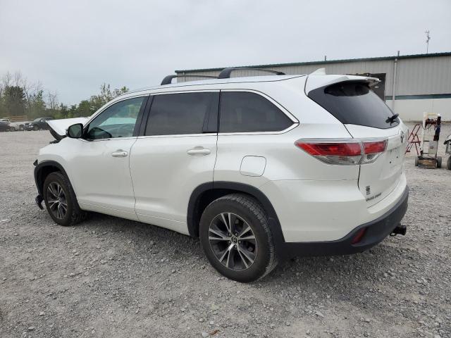 5TDJKRFH3GS302034 - 2016 TOYOTA HIGHLANDER XLE Weiß Foto 2