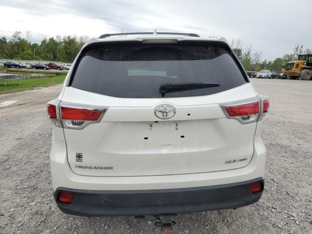 5TDJKRFH3GS302034 - 2016 TOYOTA HIGHLANDER XLE Weiß Foto 6
