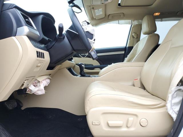 5TDJKRFH3GS302034 - 2016 TOYOTA HIGHLANDER XLE Weiß Foto 7