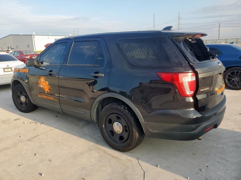 1FM5K8AT5KGB24309 - 2019 FORD EXPLORER POLICE INTERCEPTOR BLACK photo 2