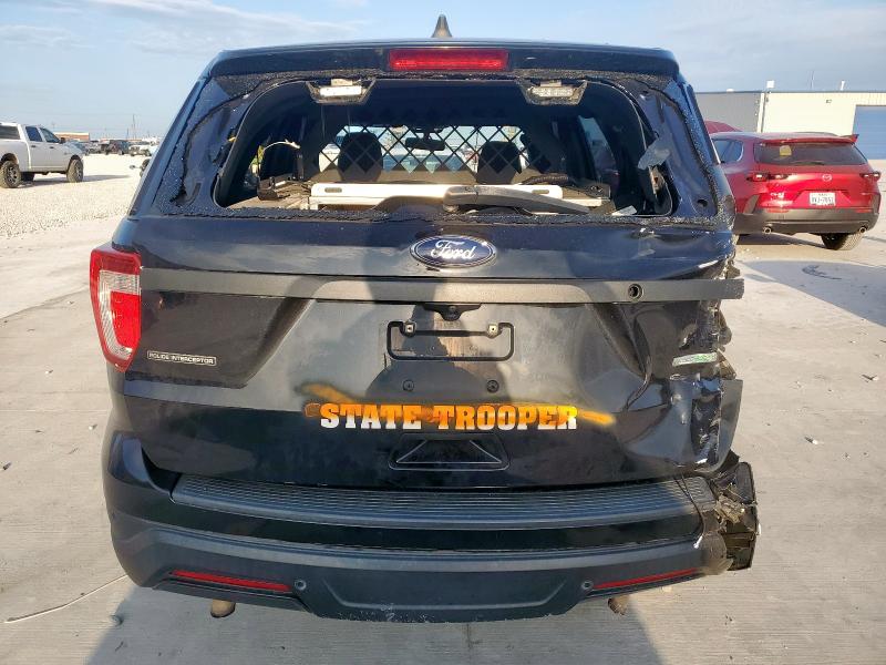 1FM5K8AT5KGB24309 - 2019 FORD EXPLORER POLICE INTERCEPTOR BLACK photo 6
