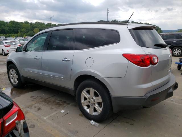 1GNKRGED7CJ111122 - 2012 CHEVROLET TRAVERSE LT SILVER photo 2