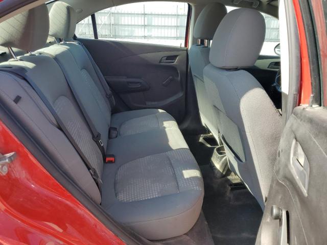 1G1JA5SH9F4182342 - 2015 CHEVROLET SONIC LS წითელი ფოტო 10