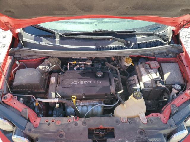 1G1JA5SH9F4182342 - 2015 CHEVROLET SONIC LS წითელი ფოტო 11