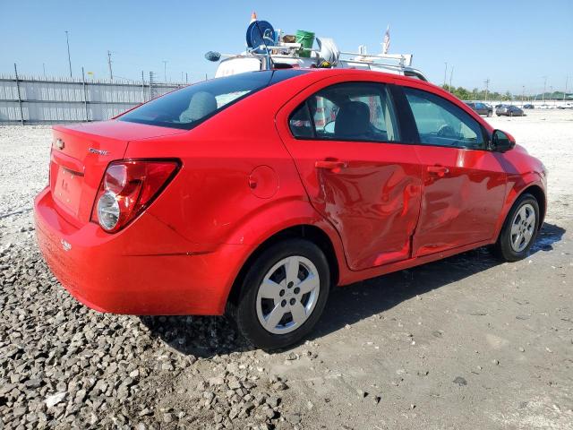 1G1JA5SH9F4182342 - 2015 CHEVROLET SONIC LS წითელი ფოტო 3