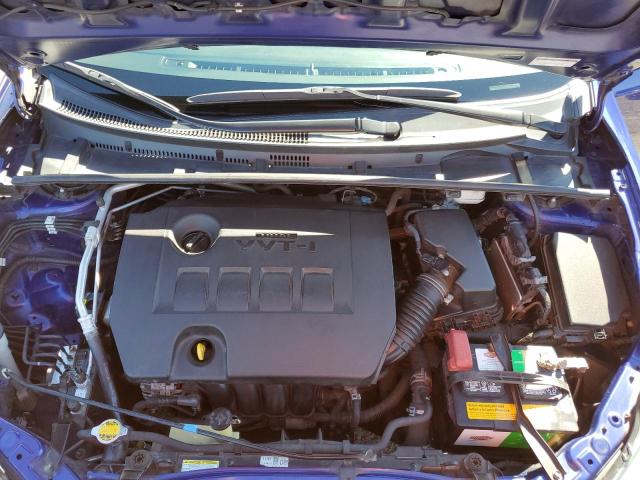 5YFBURHEXEP100668 - 2014 TOYOTA COROLLA L BLUE photo 11