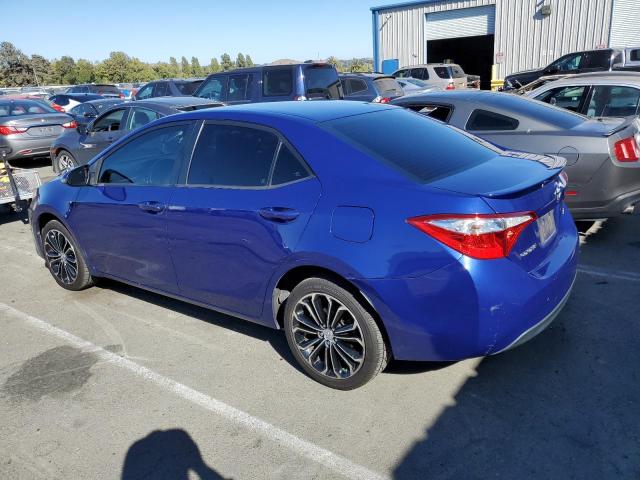 5YFBURHEXEP100668 - 2014 TOYOTA COROLLA L BLUE photo 2