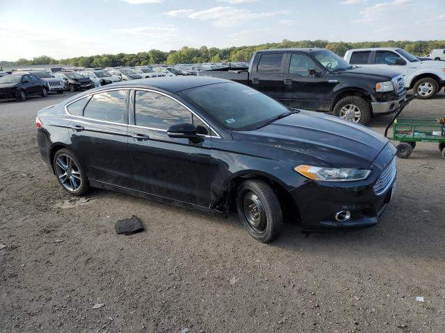 3FA6P0K9XER255365 - 2014 FORD FUSION TITANIUM BLACK photo 4