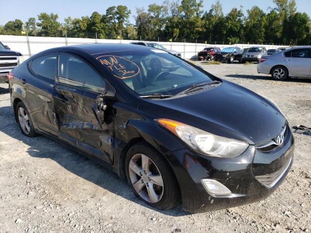 5NPDH4AE8DH277015 - 2013 HYUNDAI ELANTRA GLS BLACK photo 4