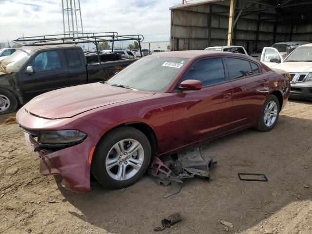 2C3CDXBG6MH657122 - 2021 DODGE CHARGER SXT RED photo 1