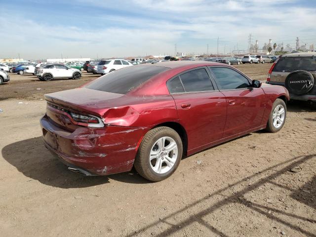 2C3CDXBG6MH657122 - 2021 DODGE CHARGER SXT RED photo 3