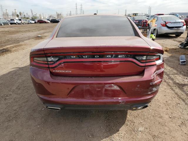2C3CDXBG6MH657122 - 2021 DODGE CHARGER SXT RED photo 6