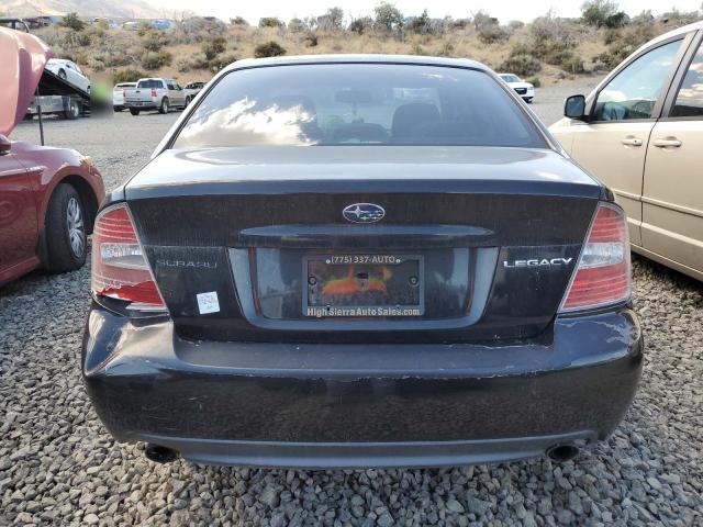 4S3BL626567211473 - 2006 SUBARU LEGACY 2.5I LIMITED BLACK photo 6