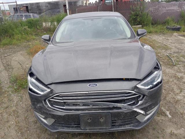 3FA6P0K98HR120051 - 2017 FORD FUSION TITANIUM GRAY photo 5