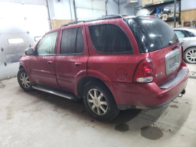 5GADT13S952312892 - 2005 BUICK RAINIER CXL RED photo 2